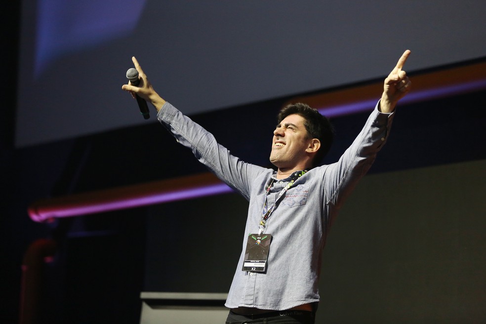 Marcelo Adnet apresenta o (Re)Globo, painel que reúne novos programas da grade (Foto: Carol Caminha/ Gshow)