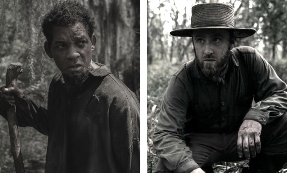 Will Smith e Ben Foster em cena do filme Emancipation - Uma História de Liberdade (2022)