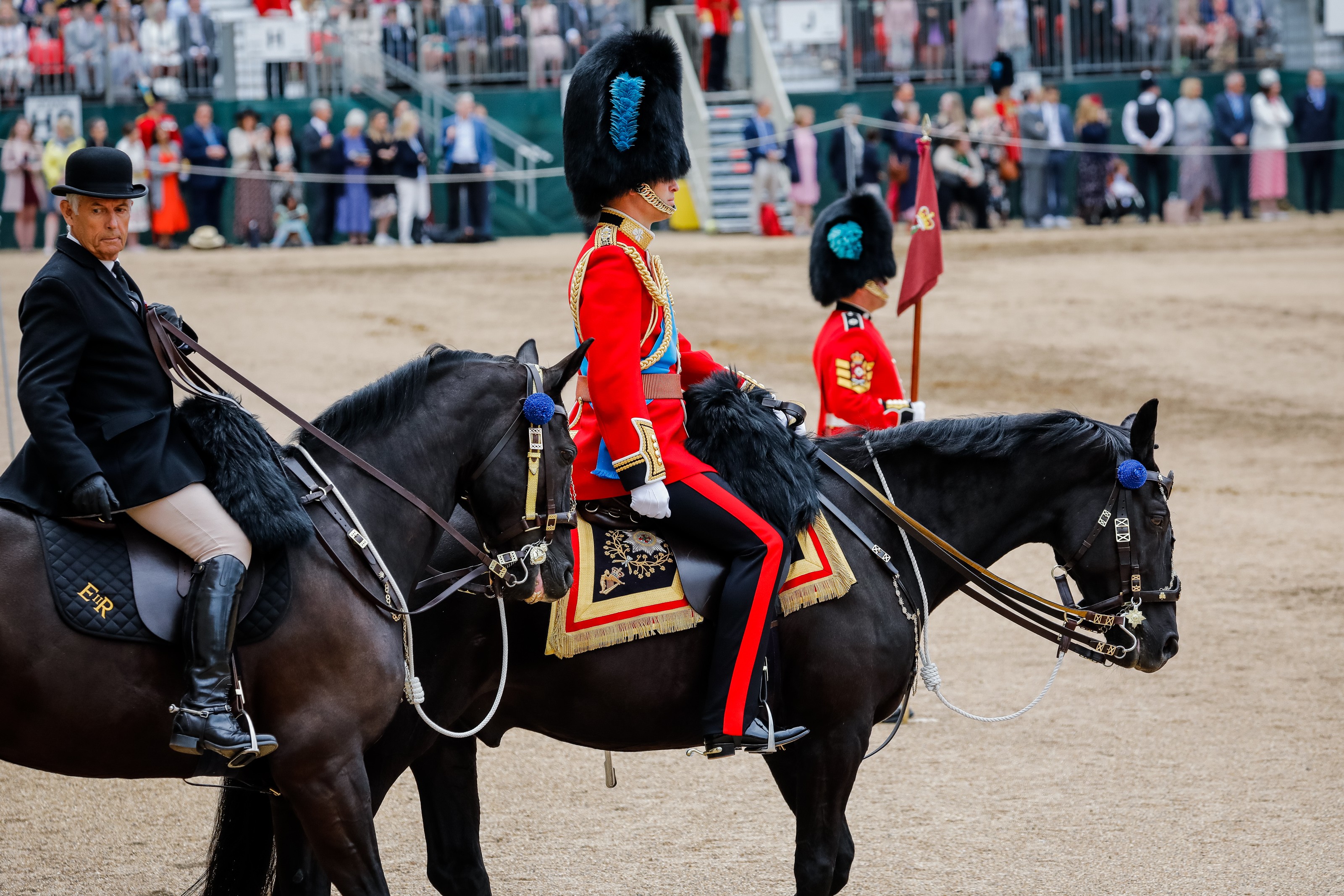 Cavalo usado por William em evento preparativo para o jubileu da Rainha parecia dopado (Foto: getty)