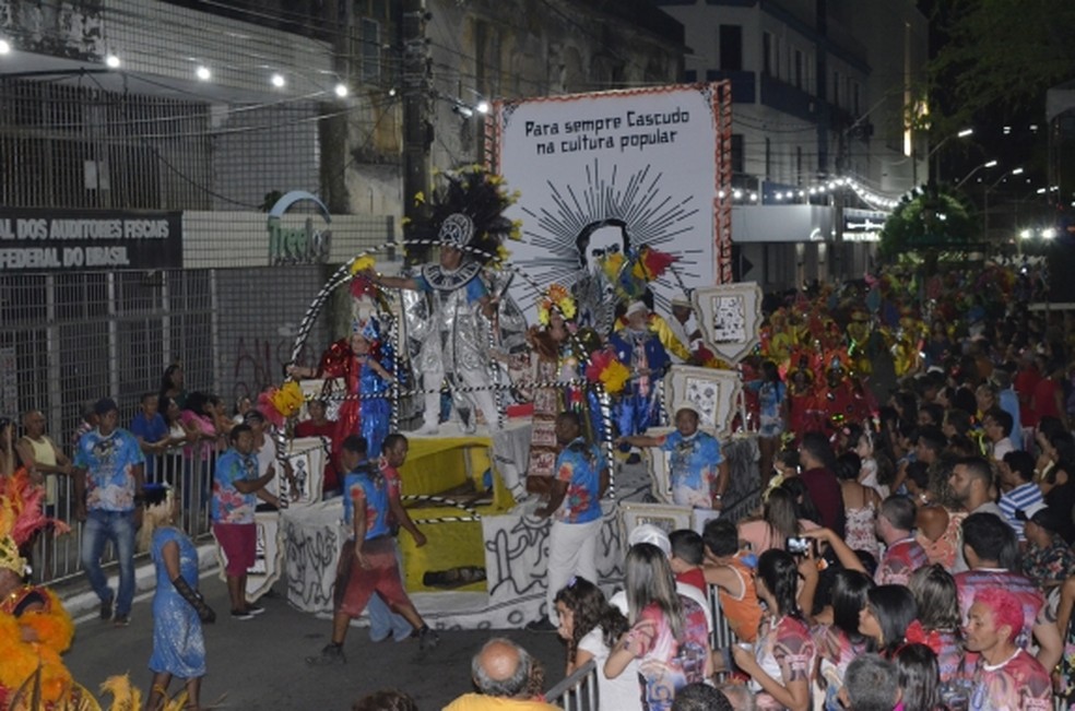 Águia Dourada grande campeã do Carnaval de Natal — Foto: Marco Polo Veras/Prefeitura do Natal