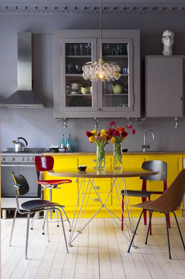 12 ideias para ter uma cozinha amarela (Foto: Reprodução)