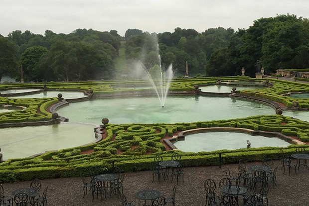 The gardens at Blenheim (Foto: @SuzyMenkesVogue)