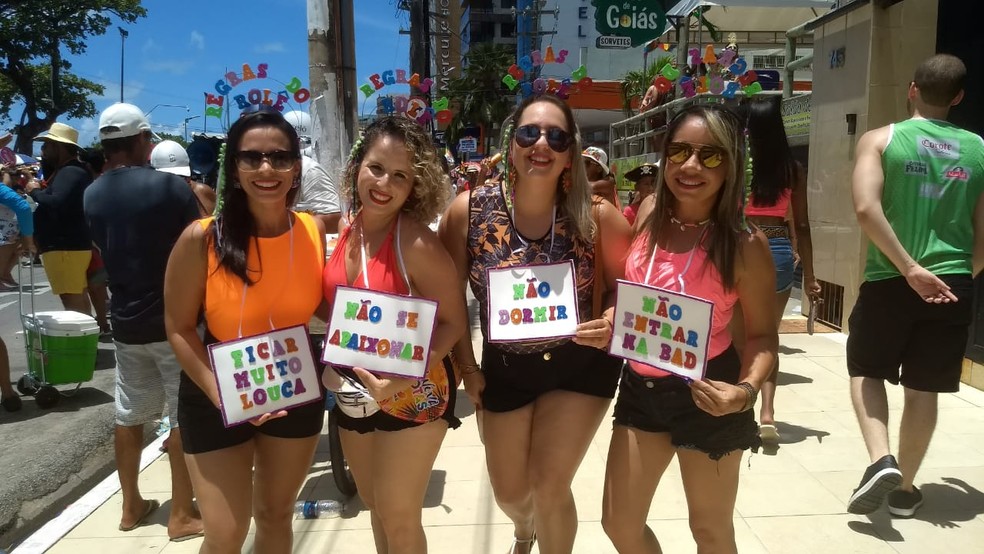 Turistas de Aracaú aproveiram bloco Pinto da Madrugada em Maceió, Alagoas — Foto: Jamerson Soares/AL