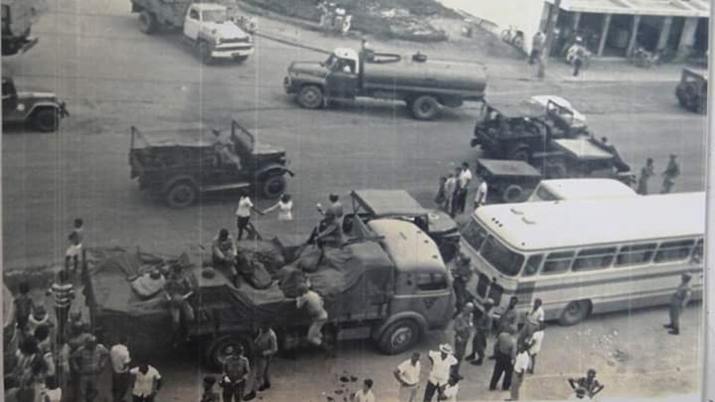 Militares ocuparam as ruas de Areal, RJ, no dia 1º de abril de 1964 — Foto: Secretaria de Educação e Cultura de Areal / Divulgação