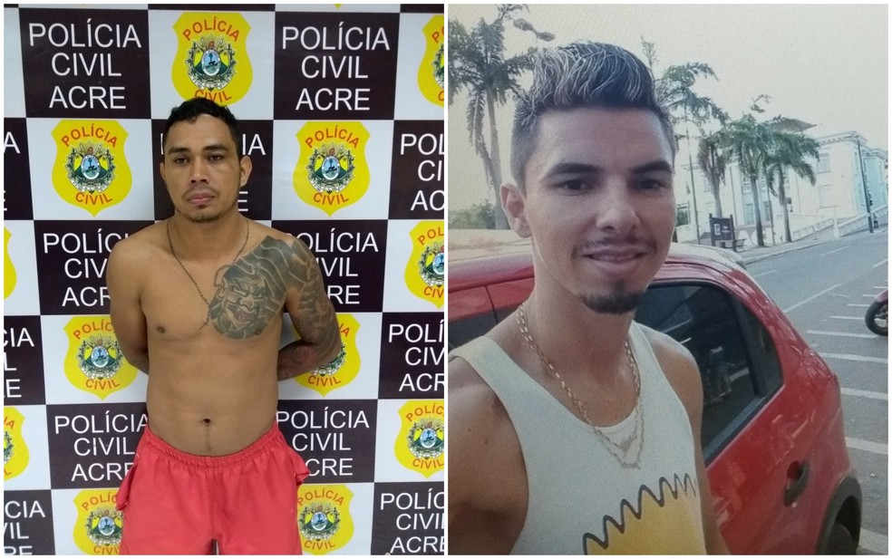 Francimar Conceição da Silva, de 27 anos, e Clenilton Araújo de Souza, de 26, foram presos por mortes de adolescentes  — Foto: Divulgação/Polícia Civil 