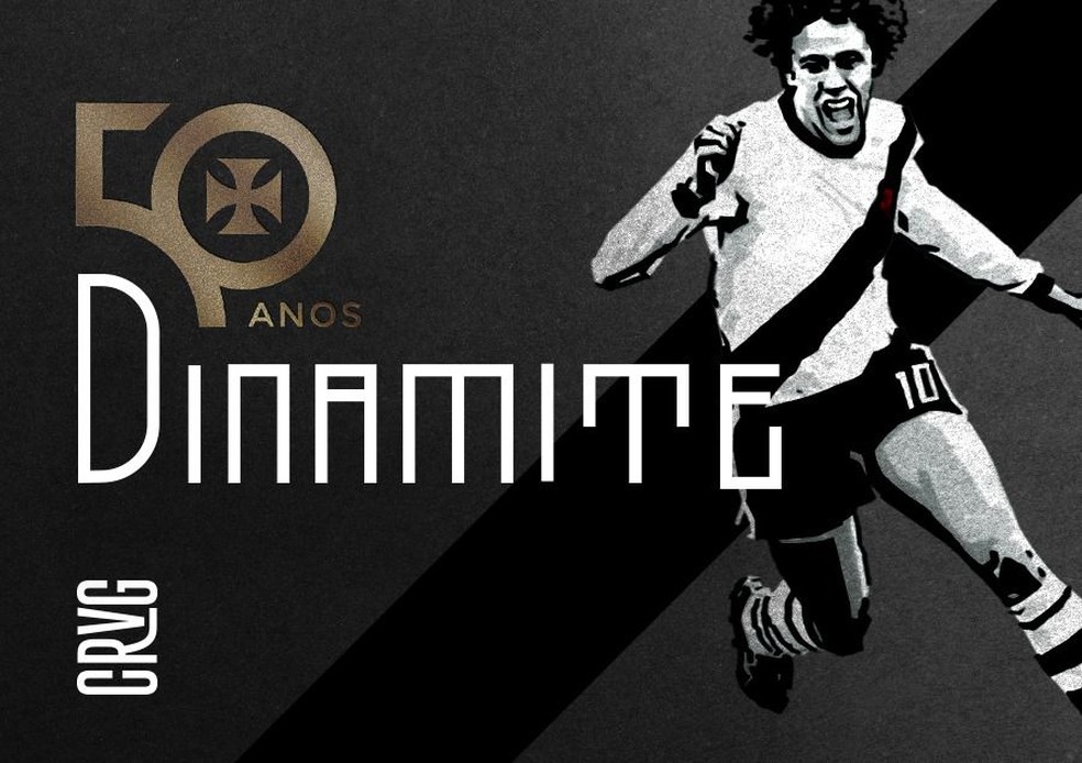 Dinamite 50 anos, Vasco — Foto: Divulgação/Vasco