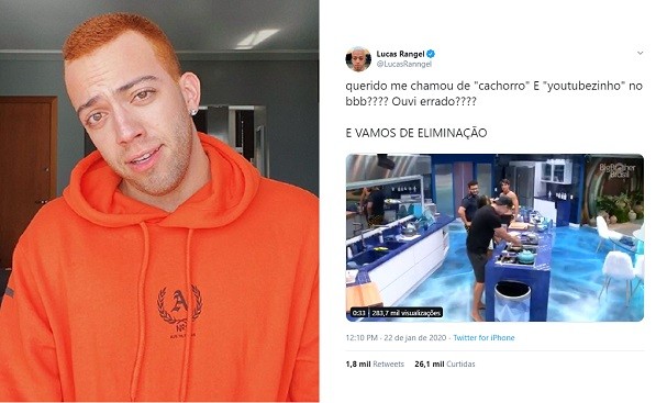 Lucas Rangel Se Irrita Com Papo Sobre Ele No Bbb Revista Glamour Celebridades