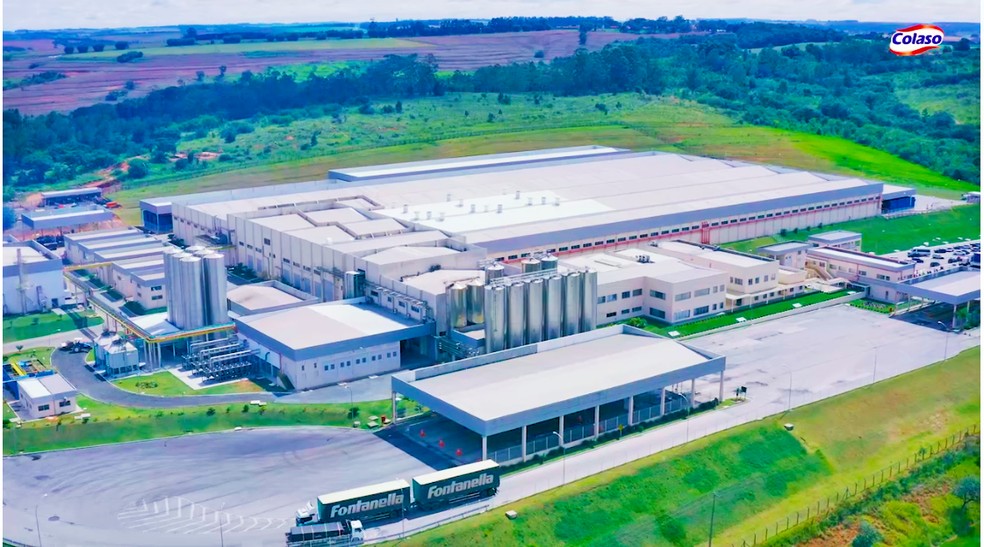 Unidade de Beneficiamento de Leite da Colaso em Itapetininga — Foto: Colaso/Divulgação