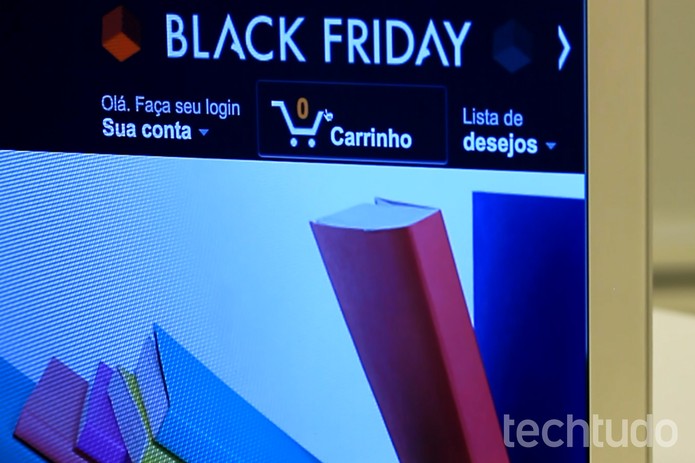 Carrinho de compras Amazon - Black Friday (Foto: Luana Marfim/TechTudo)