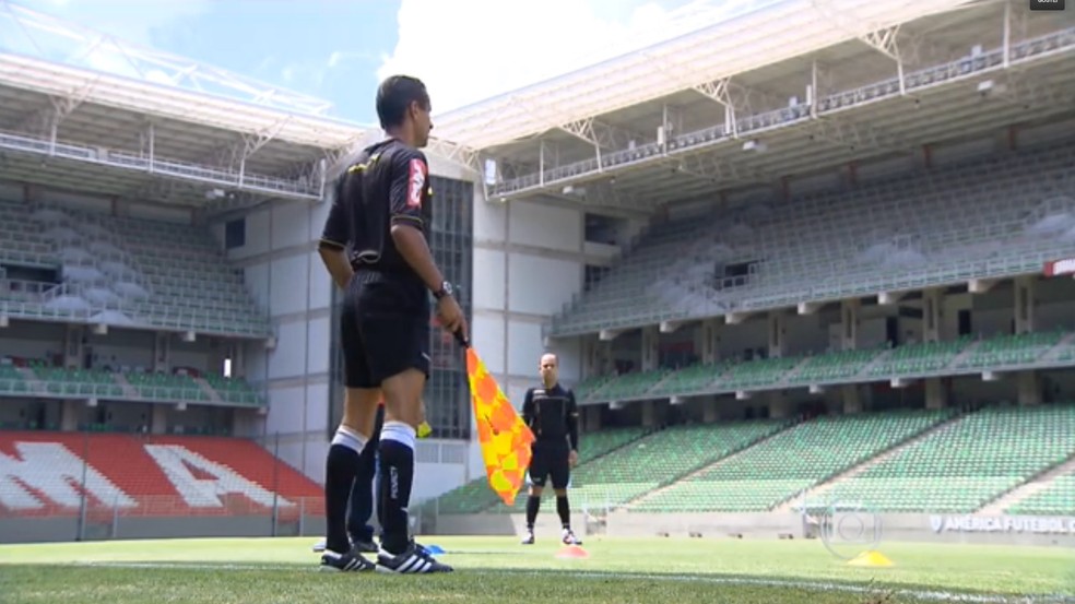 Guilherme Dias Camilo admitiu erro em lance no empate entre Patrocinense e Cruzeiro — Foto: Reprodução
