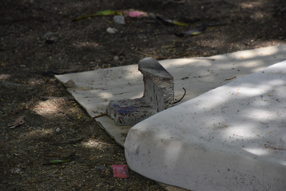 Morador de rua é morto a pedradas em Vitória da Conquista — Foto: Blog do Anderson
