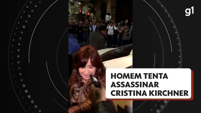 Homem tenta assassinar a vice-presidente da Argentina, Cristina Kirchner