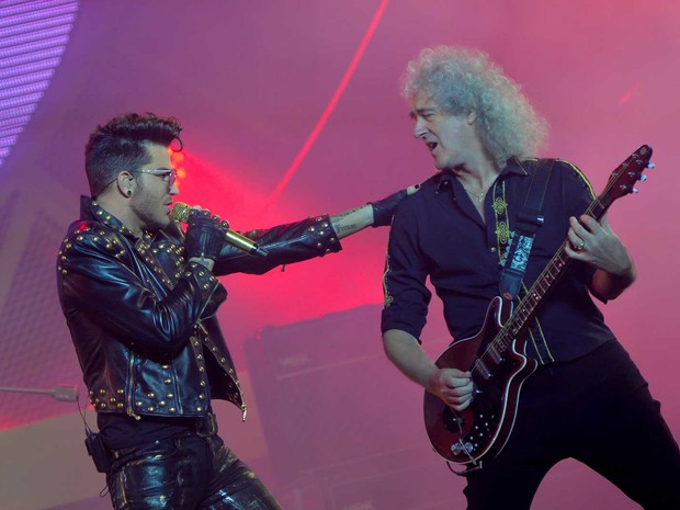 Queen toca em São Paulo (Foto: Flavio Moraes / G1)