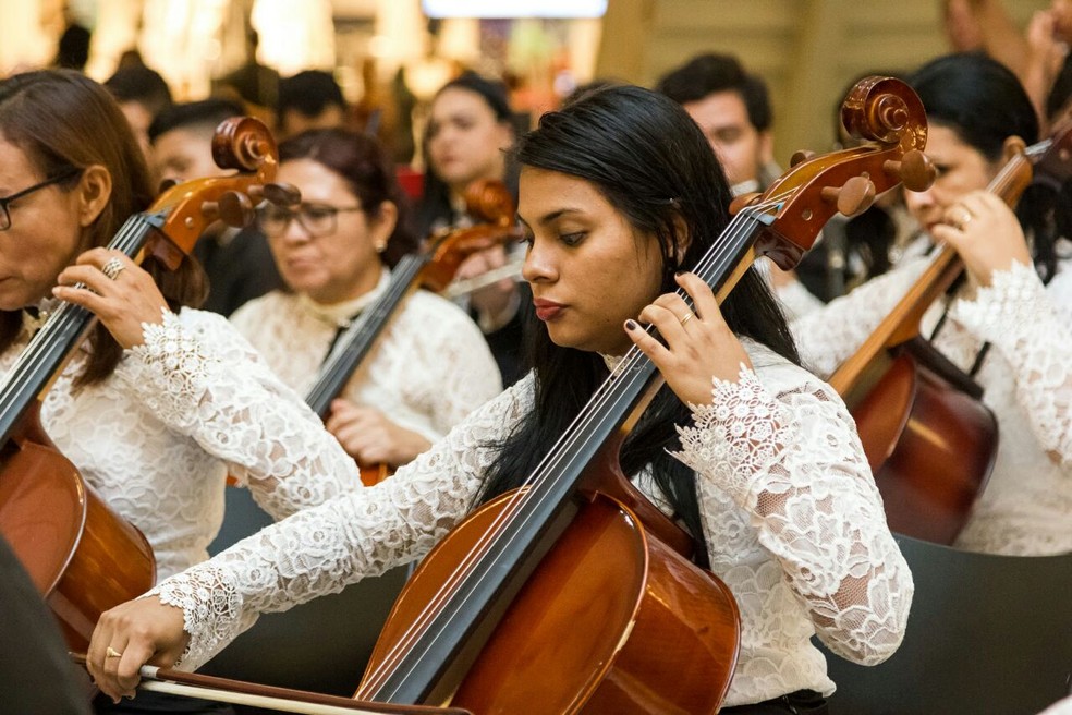 Orquestra Filarmônica se apresenta em Ji-Paraná (Foto: Samuel Sampaio/Arquivo Pessoal)