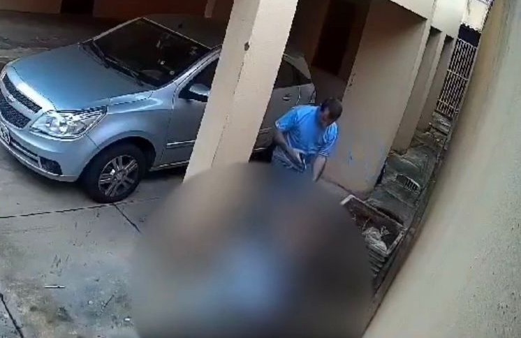 VÍDEO mostra mulher sendo agredida e baleada pelo ex em Uberlândia