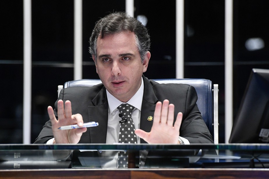 O presidente do Senado, Rodrigo Pacheco