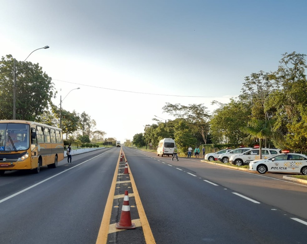 Operação da Polícia Rodoviária e Artesp identificou irregularidades em ônibus de transporte de passageiros — Foto: Polícia Rodoviária