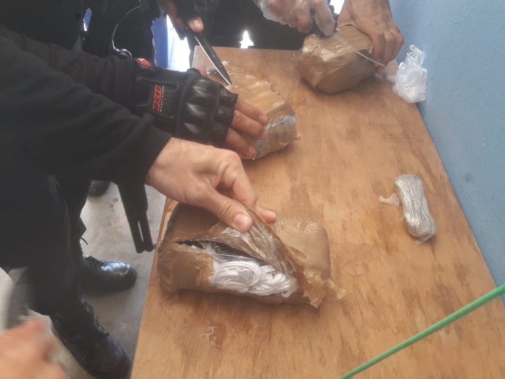 Aparelhos e equipamentos estavam embalados — Foto: Divulgação