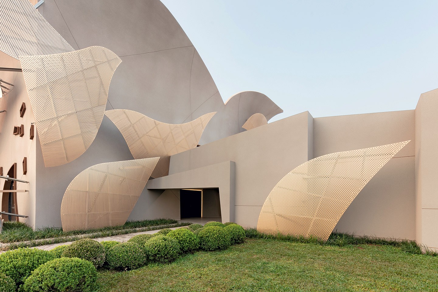 Projeto de crematório tem arquitetura que acolhe emoções (Foto: Fellipe Lima/divulgação)
