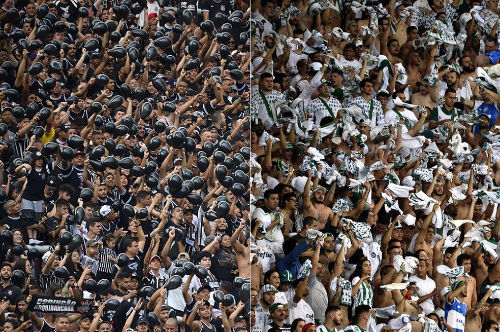 Corinthians e Palmeiras dominam ranking de rendas anuais no futebol brasileiro — Foto: GloboEsporte.com