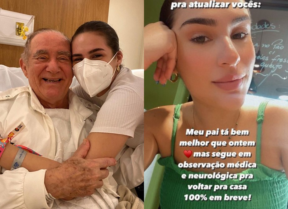 Livian Aragão atualiza estado de saúde de Renato Aragão
