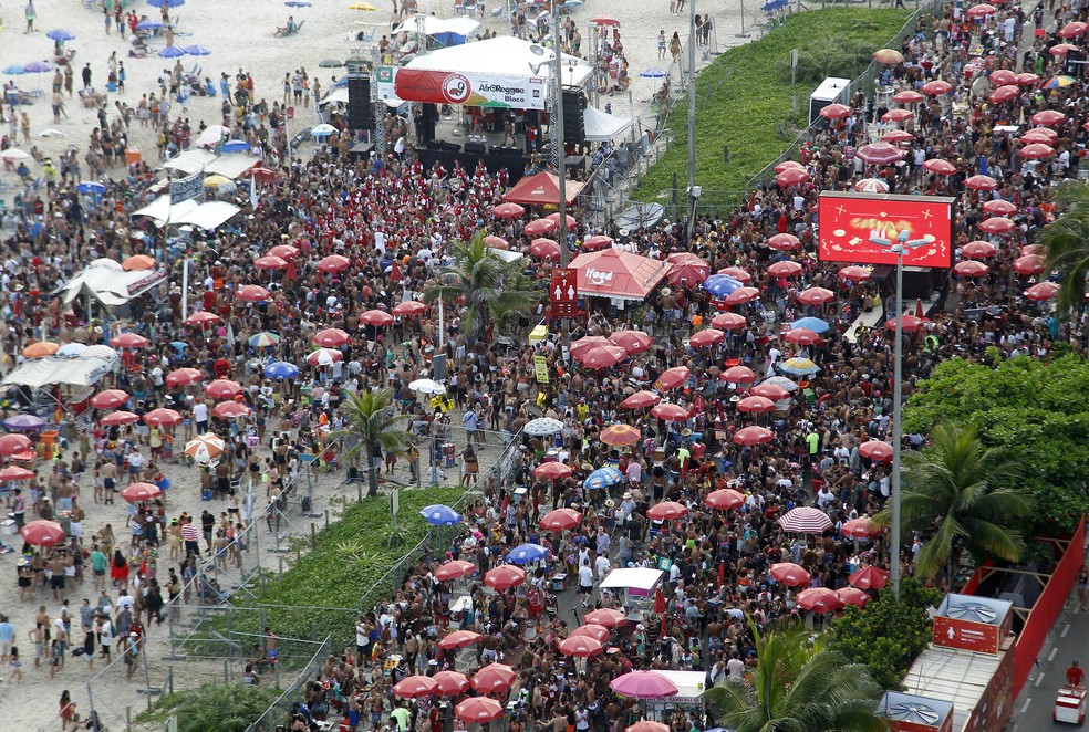 Cerca de 7 mil curtiram o bloco Empolga às 9 em 2020 — Foto: Divulgação: Nelson Perez / Riotur