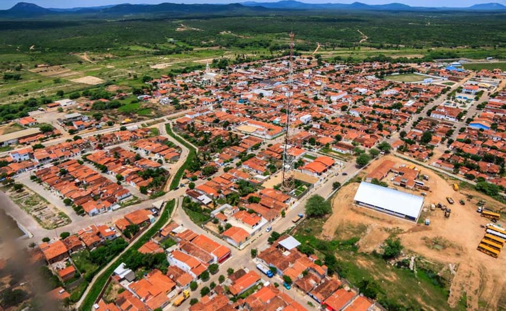 Cidade de São Tomé, no RN, é uma das afetadas pela redução do FPM (Arquivo) — Foto: Canindé Soares