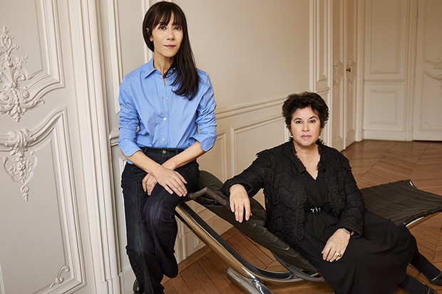 Bouchra Jarrar and Michèle Huiban, CEO of Lanvin (Foto: Reprodução)
