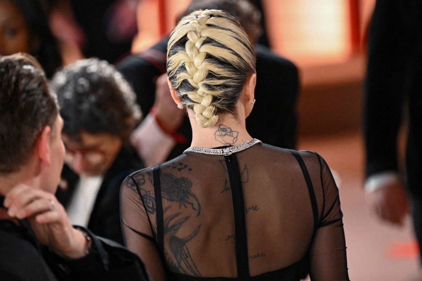 Lady Gaga no Oscar 2023 — Foto: Robyn BECK / AFP