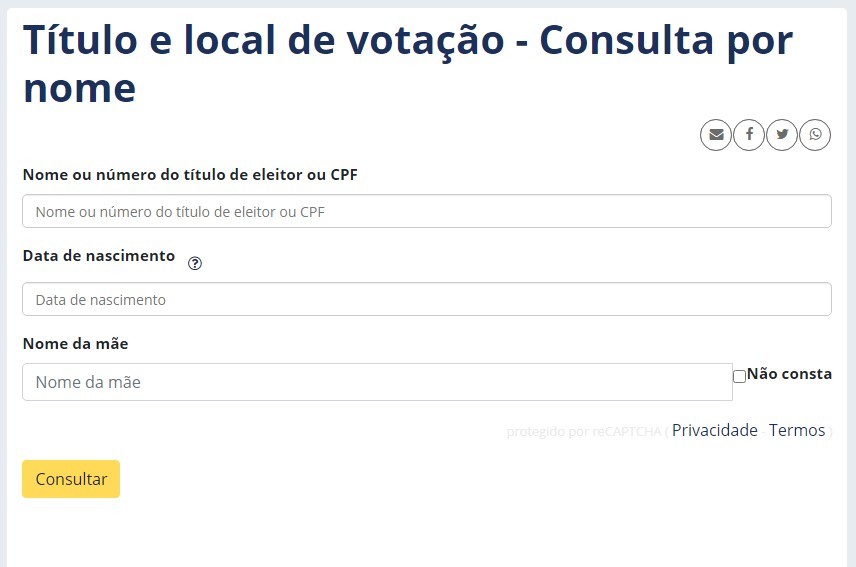 Como consultar a zona e se o eleitoral necct