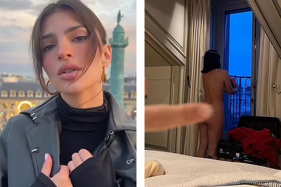 Emily Ratajkowski surpreende redes ao compartilhar foto nua de amiga em quarto de hotel em Paris