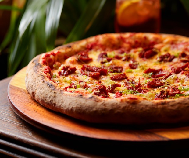 Novo sabor da pizzaria Veridiana: Verde, Bianco e Rosso (Foto: Rodolfo Regini)