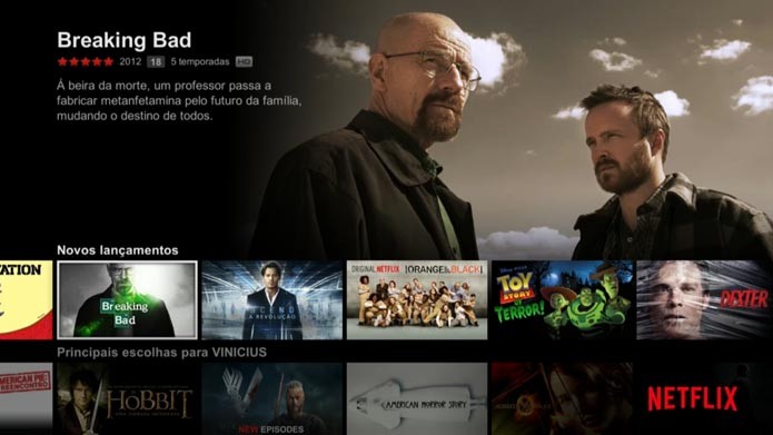 PS4: saiba como usar o app do Netflix no console (Foto: Reprodução/Murilo Molina)
