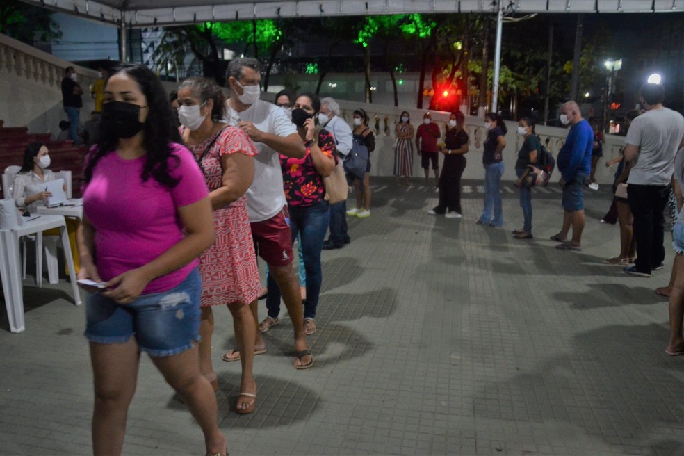 Mutirão de vacinação contra Covid-19 foi realizado em Rio Branco — Foto: Odair Leal/Secom