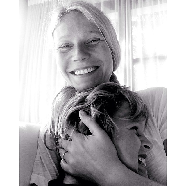 Gwyneth Paltrow e o filho (Foto: Reprodução/Instagram)