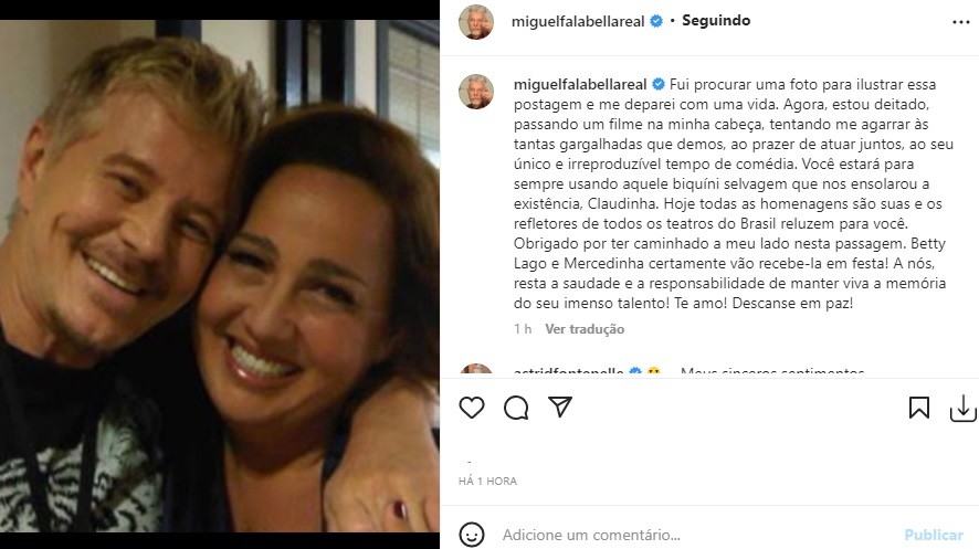 Stella Torreão e Claudia Jimenez (Foto: Reprodução/Instagram)