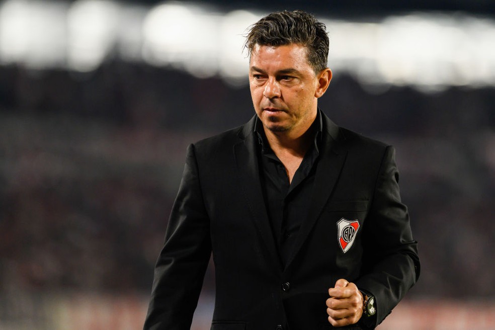 Marcelo Gallardo marcou entrevista coletiva para a próxima quinta-feira — Foto: Getty Images