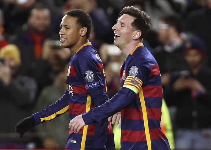 Neymar Messi Barcelona Roma (Foto: EFE)
