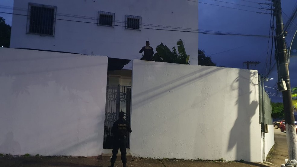 Vários endereços foram visitados pela PF para cumprimento de mandados de busca e apreensão em Santarém — Foto: Polícia Federal/Divulgação