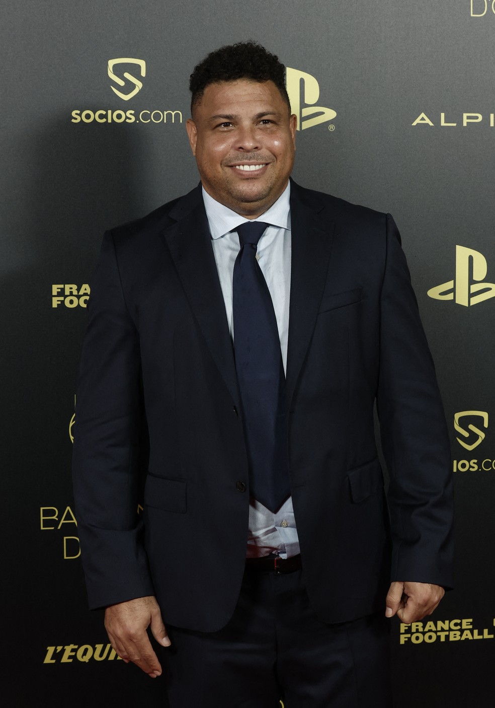 Ronaldo na cerimônia da Bola de Ouro — Foto: Reuters
