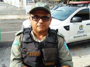 Cabo Salatiel Santiago, da Polícia Militar (Foto: Ellyo Teixeira/G1)