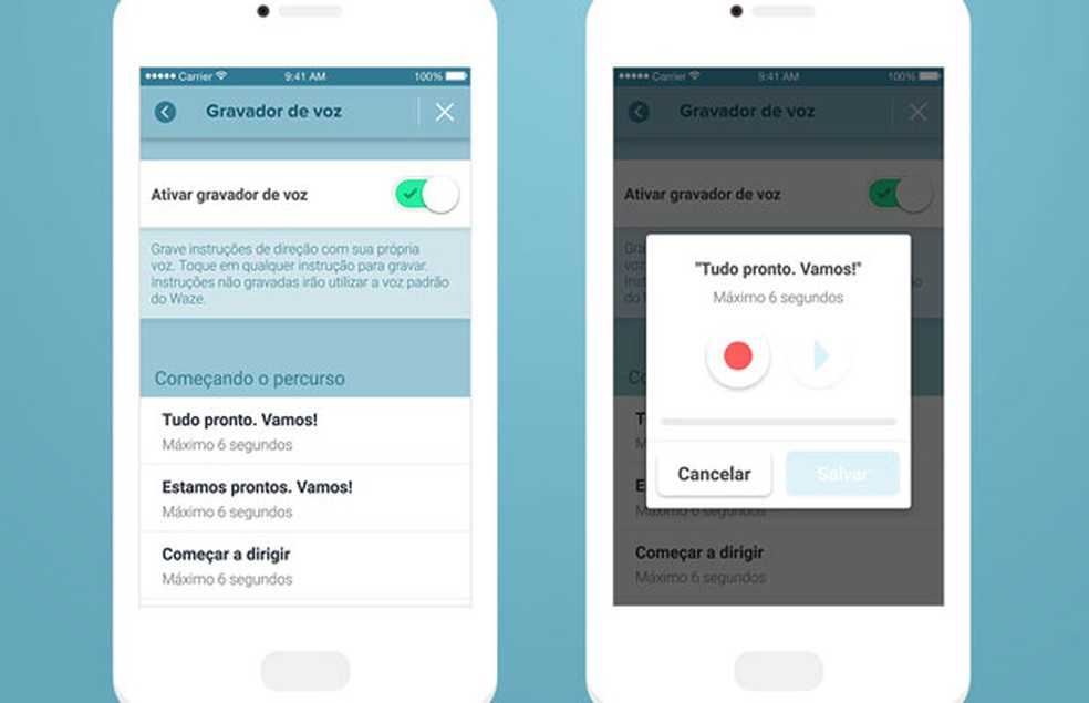 Waze libera recurso para usuário gravar instruções de trânsito com sua própria voz. (Foto: Divulgação/Waze)
