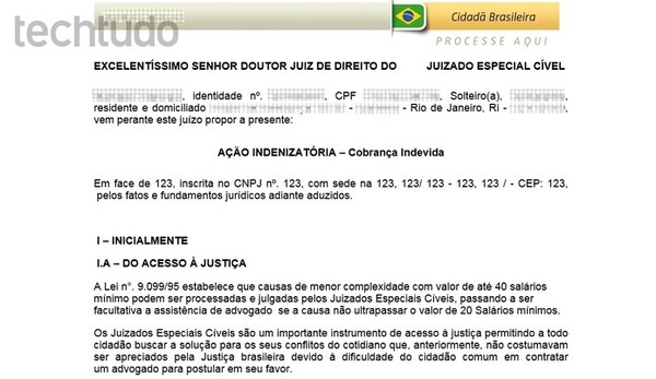 Site 'Processe Aqui' gera petições online para ajudar em ações judiciais |  Notícias | TechTudo