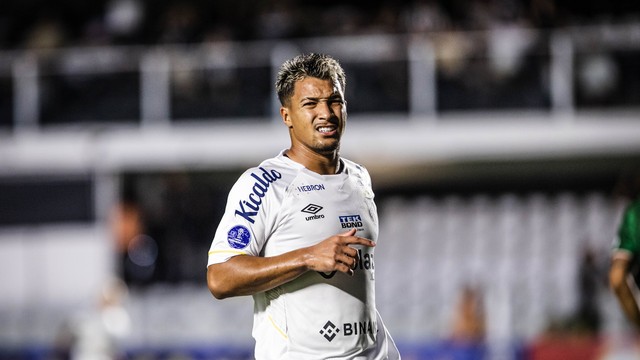 Marcos Leonardo em Santos x Audax Italiano