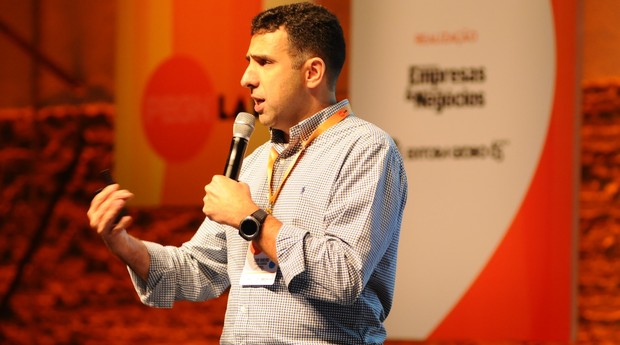 Adir Ribeiro, da Praxis Business, durante o PEGN Labs (Foto: Rafael Jota)