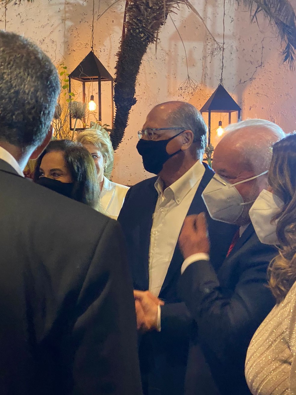 Lula e Alckmin em jantar neste domingo  Foto: Arquivo Pessoal