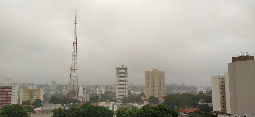 Clima está ameno em Cuiabá — Foto: Carlos Renato/TVCA