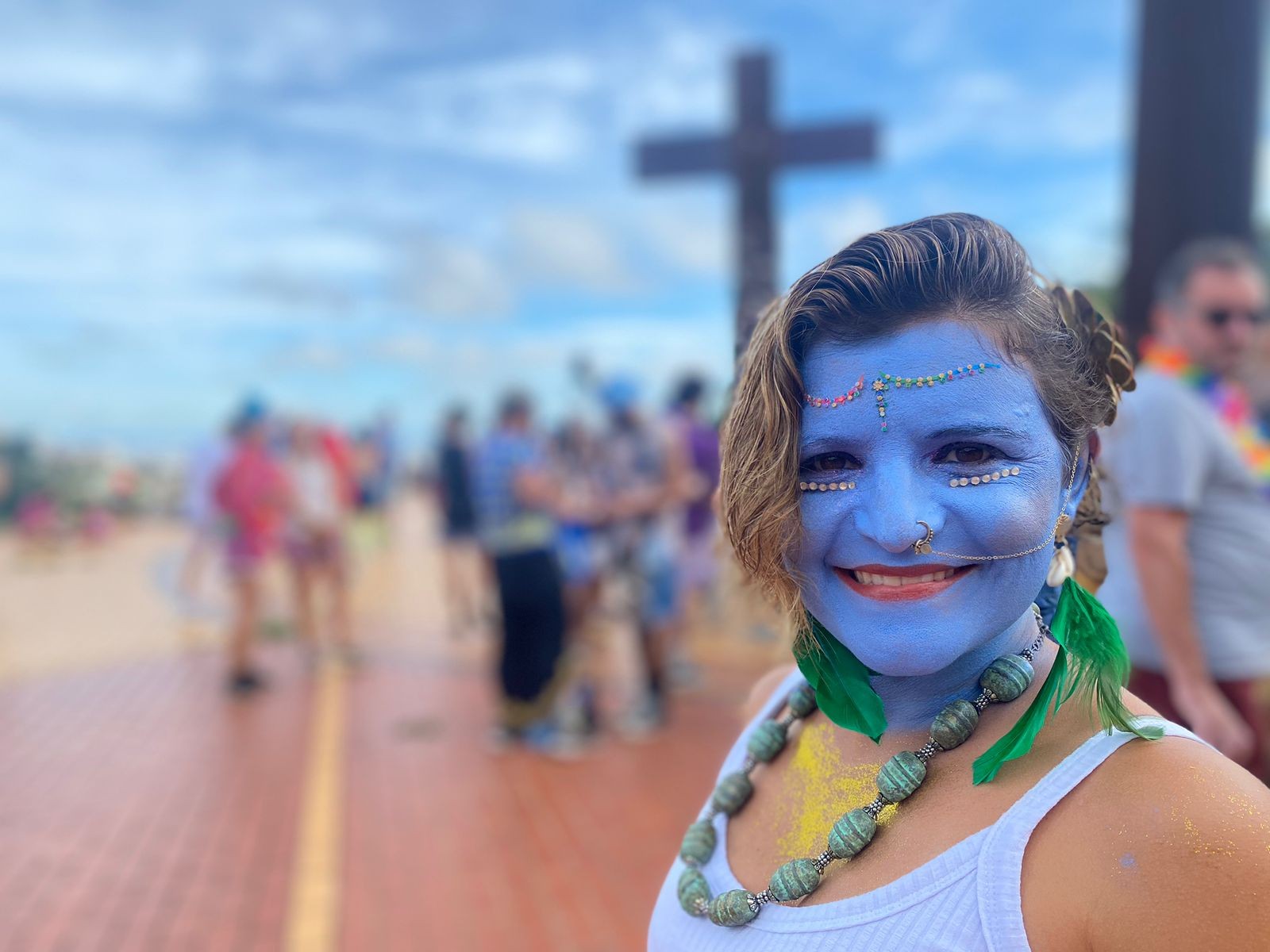 Bloco Pena de Pavão de Krishna celebra culturas hindu e de matriz africana em BH