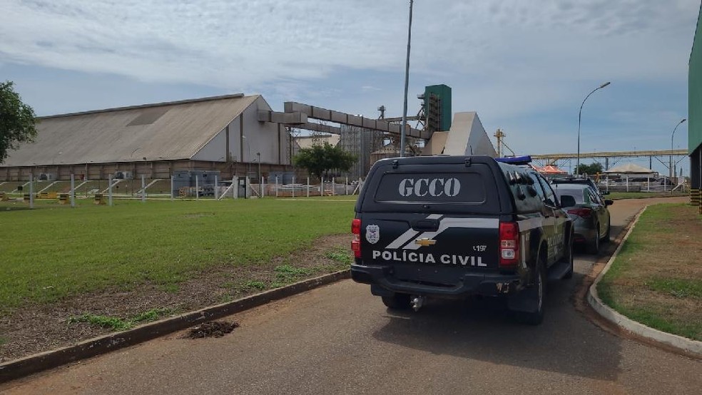 Ação em Lucas do Rio Verde (MT) foi coordenada pela Gerência de Combate ao Crime Organizado. — Foto: Polícia Civil/Cedida