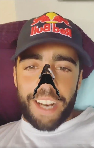 Pedro Scooby usa filtro da ex Anitta no Instagram: 